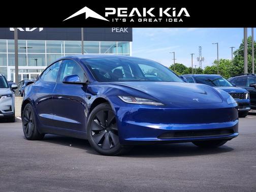 Deep Blue Metallic 2024 Tesla Model 3 Long Range