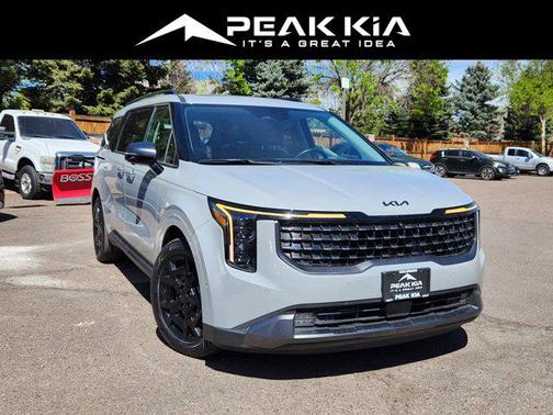 Ceramic Silver 2025 Kia Carnival Hybrid SX