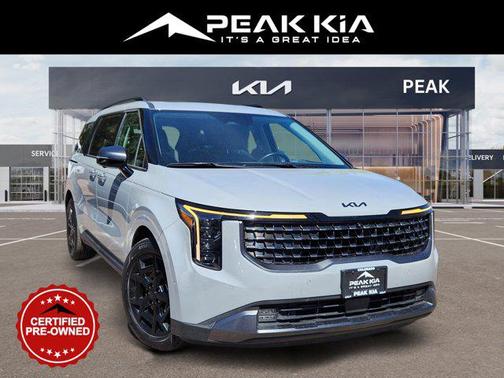 Ceramic Silver 2025 Kia Carnival Hybrid SX