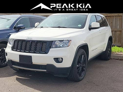 Stone White Clearcoat 2012 Jeep Grand Cherokee Laredo