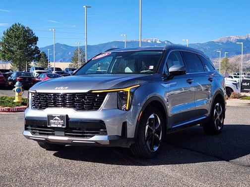 Steel Gray 2025 Kia Sorento Hybrid EX