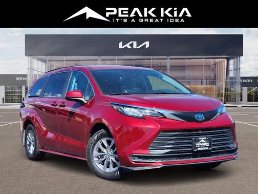 Ruby Flare Pearl 2023 Toyota Sienna LE