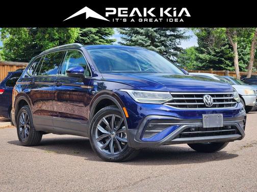 Atlantic Blue Metallic 2022 Volkswagen Tiguan 2.0T SE 4MOTION