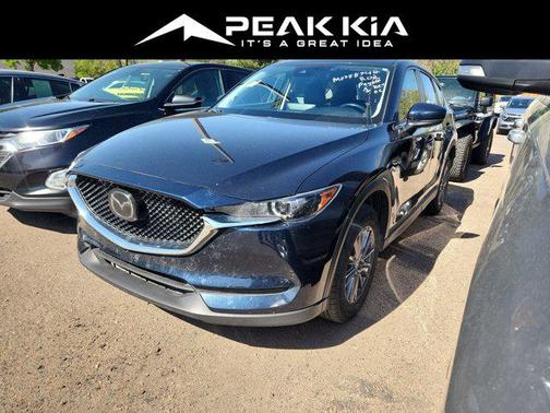 Deep Crystal Blue Mica 2021 Mazda CX-5 Touring
