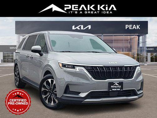 Ceramic Silver 2024 Kia Carnival EX