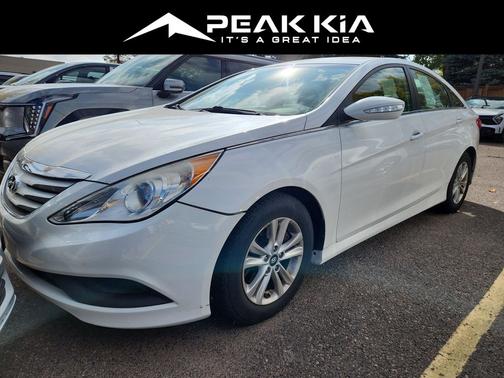 Pearl White 2014 Hyundai SONATA GLS