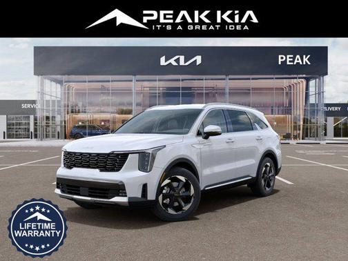 Snow White Pearl 2026 Kia Sorento Hybrid EX