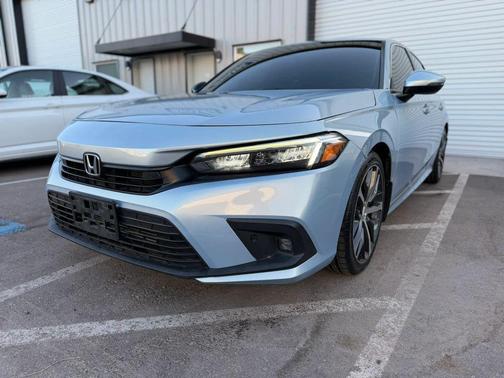Aegean Blue Metallic 2022 Honda Civic Touring