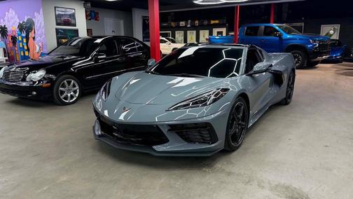 Sea Wolf Gray Tricoat 2025 Chevrolet Corvette Stingray w/1LT