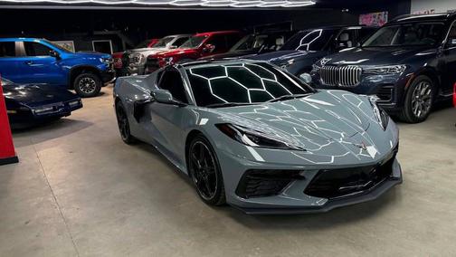 Sea Wolf Gray Tricoat 2025 Chevrolet Corvette Stingray w/1LT