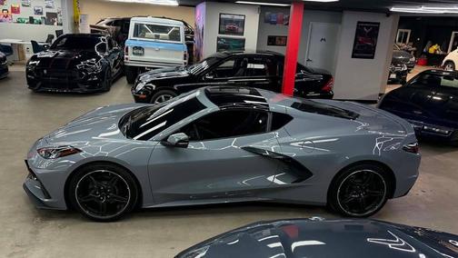 Sea Wolf Gray Tricoat 2025 Chevrolet Corvette Stingray w/1LT