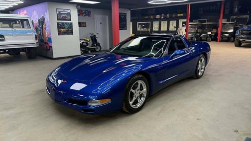 Electron Blue Metallic 2002 Chevrolet Corvette Base