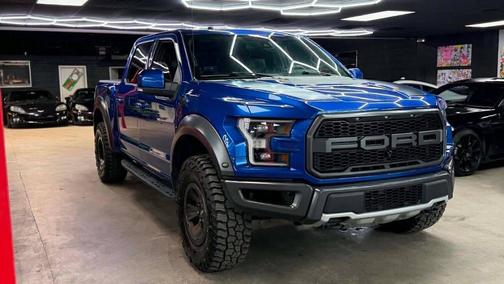 Lightning Blue 2018 Ford F-150 Raptor