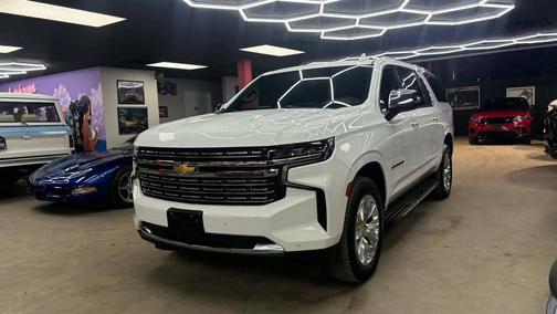 Summit White 2023 Chevrolet Suburban Premier