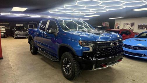 Glacier Blue Metallic 2022 Chevrolet Silverado 1500 ZR2