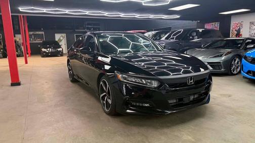 Crystal Black Pearl 2018 Honda Accord Sport 2.0T