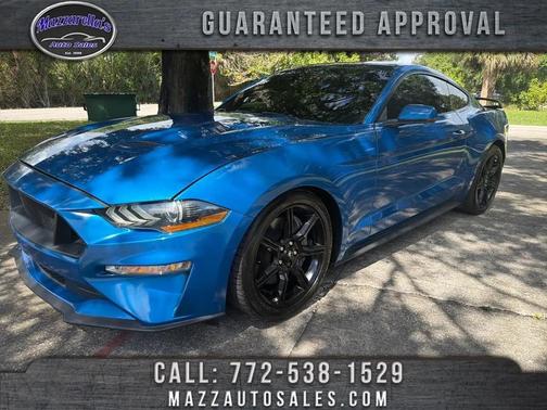 Velocity Blue Metallic 2019 Ford Mustang GT Premium