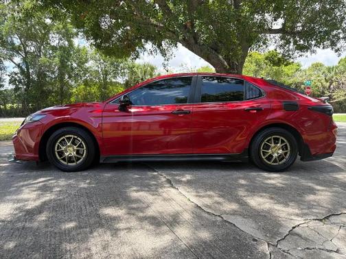 Supersonic Red 2021 Toyota Camry SE