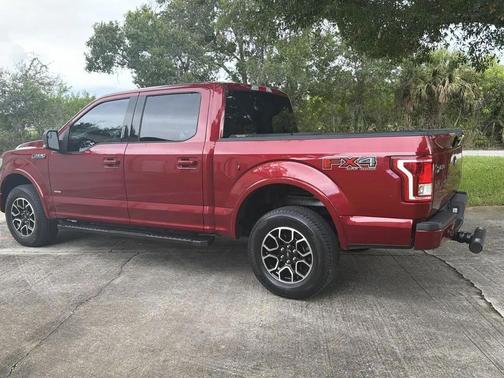 Red 2015 Ford F-150 XLT