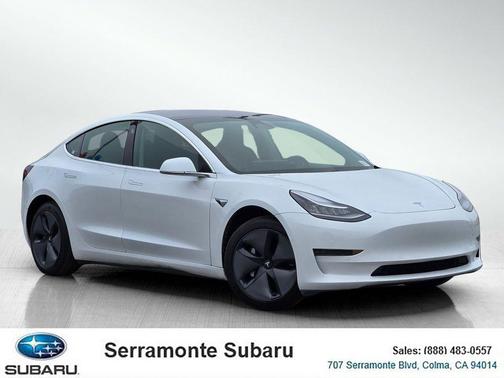 Pearl White Multi-Coat 2020 Tesla Model 3 Standard Range Plus