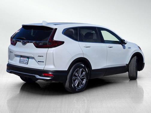 Platinum White Pearl 2021 Honda CR-V Hybrid EX-L