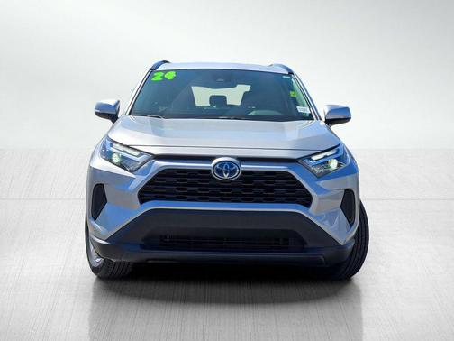 Silver Sky Metallic 2024 Toyota RAV4 Hybrid LE