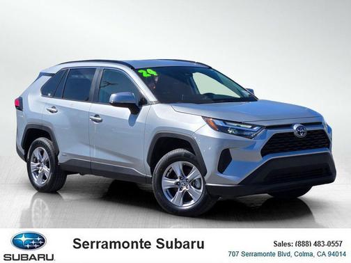 Silver Sky Metallic 2024 Toyota RAV4 Hybrid LE