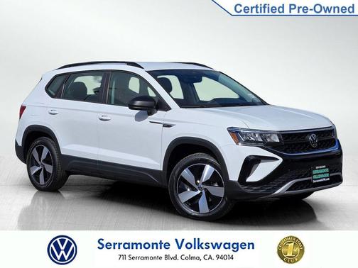 Pure White 2024 Volkswagen Taos 1.5T S