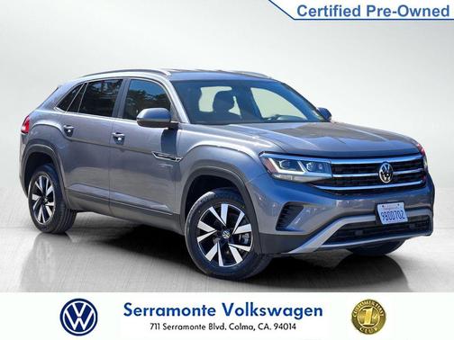 Platinum Gray Metallic 2021 Volkswagen Atlas Cross Sport 2.0T SE