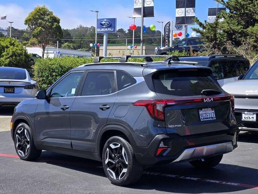 Gravity Gray 2024 Kia Seltos SX Turbo