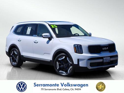 Glacial White Pearl 2025 Kia Telluride EX