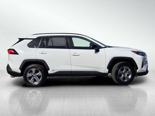 White 2022 Toyota RAV4 Hybrid LE