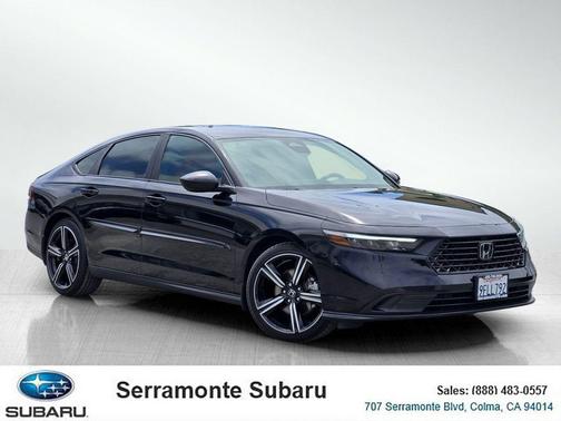 Crystal Black Pearl 2023 Honda Accord Hybrid Sport