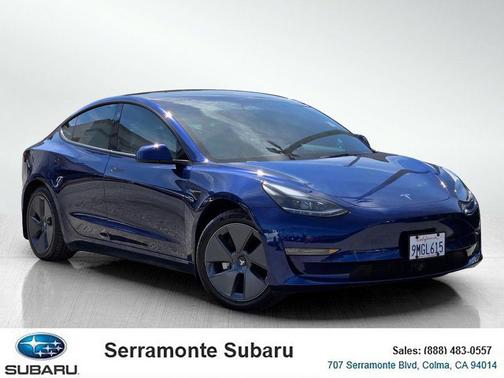 Deep Blue Metallic 2023 Tesla Model 3 Long Range