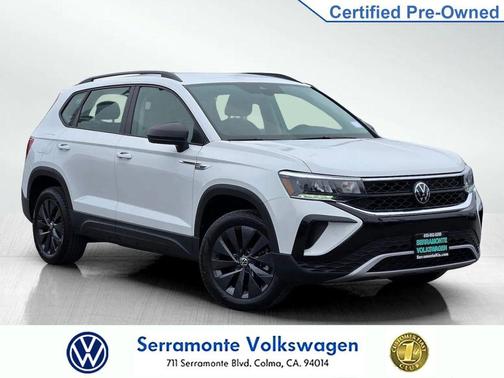 Pure White 2024 Volkswagen Taos 1.5T S