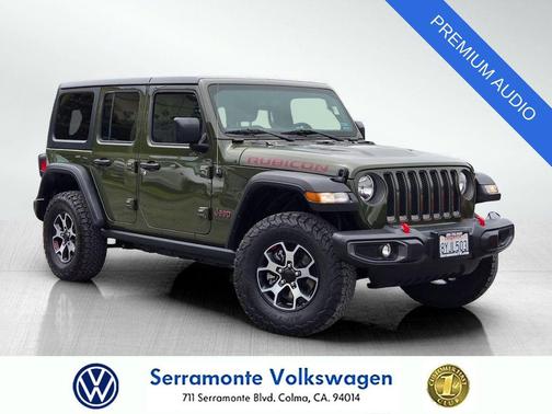 Sarge Green Clearcoat 2021 Jeep Wrangler Unlimited Rubicon