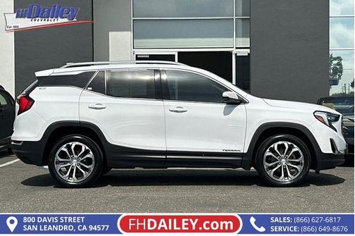 Summit White 2021 GMC Terrain SLT