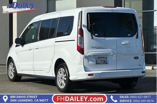Frozen White 2023 Ford Transit Connect XLT