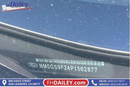 Frozen White 2023 Ford Transit Connect XLT