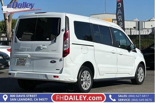 Frozen White 2023 Ford Transit Connect XLT