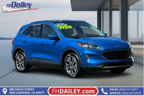 Blue Metallic 2020 Ford Escape SEL