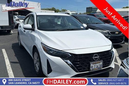 Cloud White 2024 Nissan Sentra S
