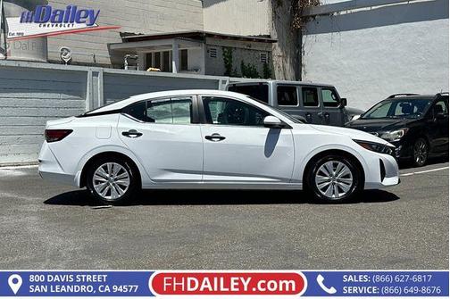 Cloud White 2024 Nissan Sentra S