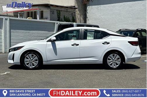 Cloud White 2024 Nissan Sentra S