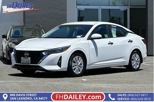 Cloud White 2024 Nissan Sentra S