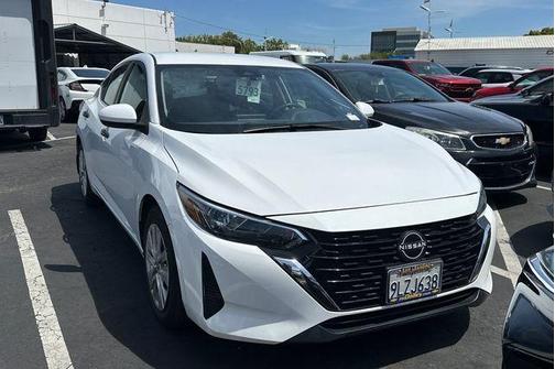 Cloud White 2024 Nissan Sentra S
