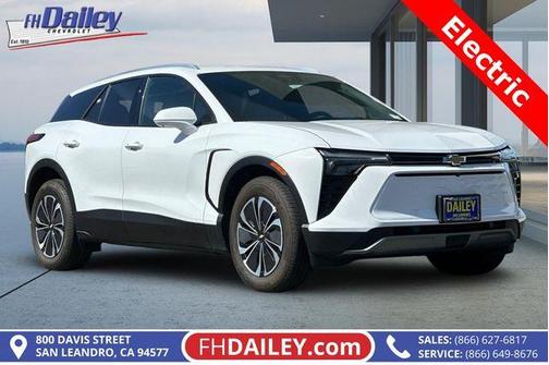 Summit White 2024 Chevrolet Blazer EV LT