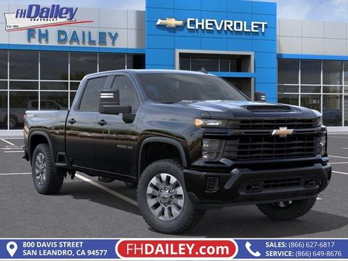 Black 2026 Chevrolet Silverado 2500 Custom