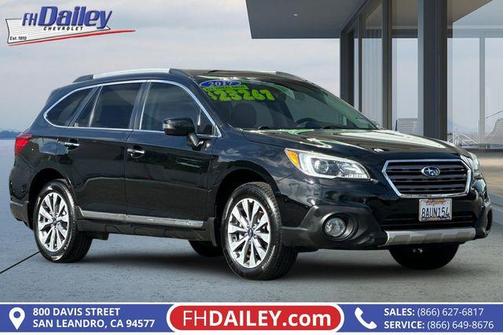 Crystal Black Silica 2017 Subaru Outback 2.5i Touring