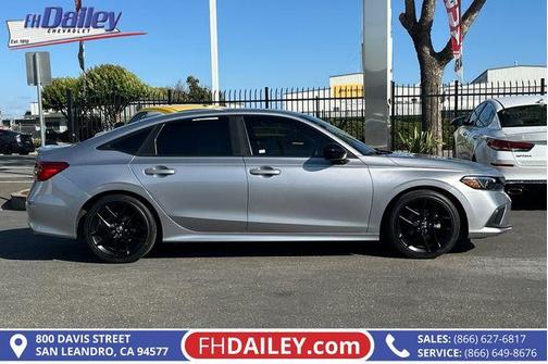 Silver 2024 Honda Civic Sport